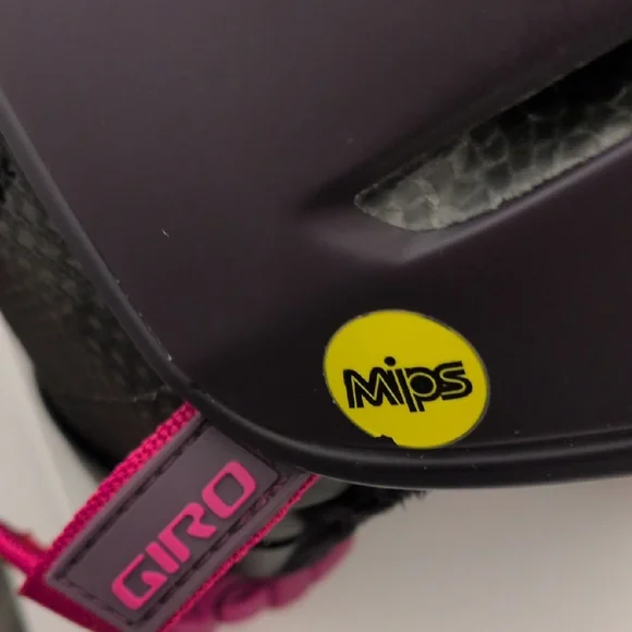Giro Matte Charcoal Helmet with Pink Accents - Picture 5 of 7